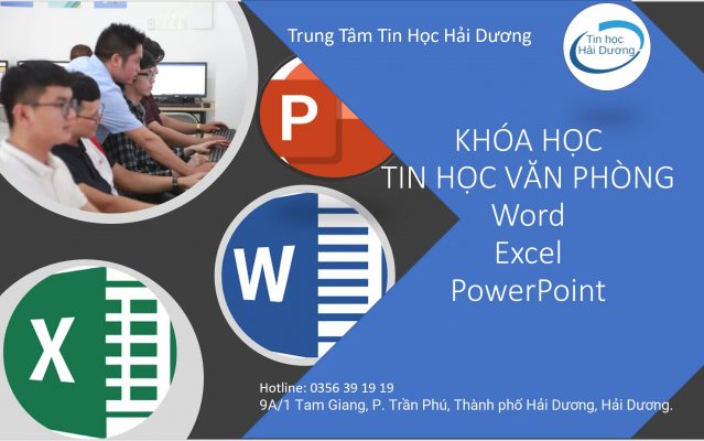 Khóa học Tin học Văn Phòng Tin học Hải Dương