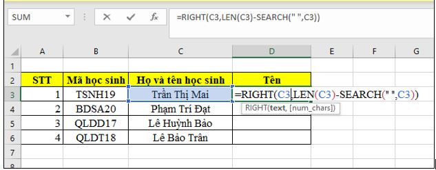 công thức ví dụ 2