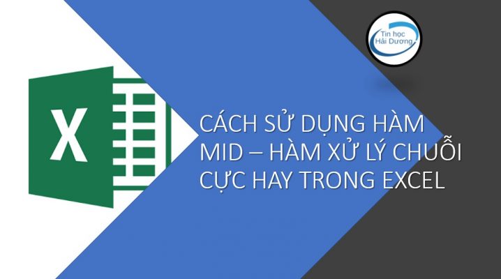 cách sử dụng hàm mid