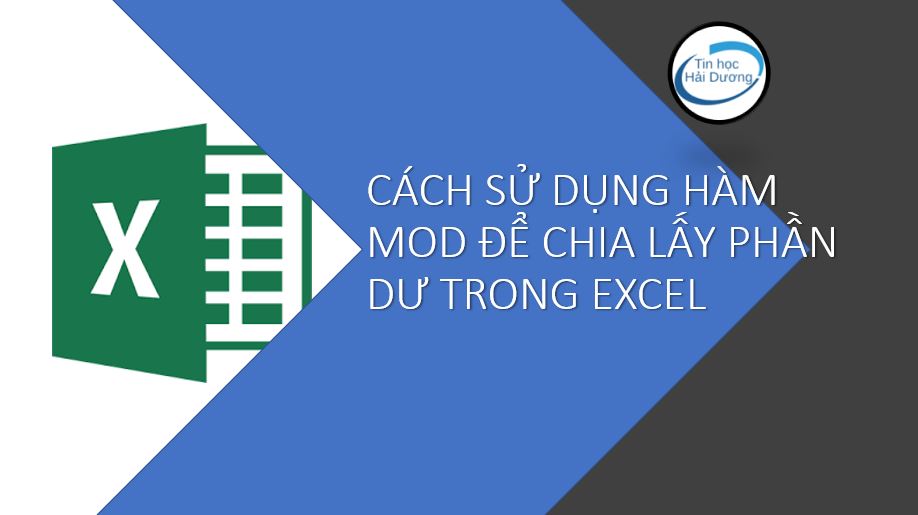 cách sử dụng hàm mod trong excel