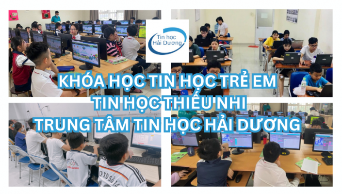 khoa học tin học trẻ em tin học thiếu nhi tại hải dương